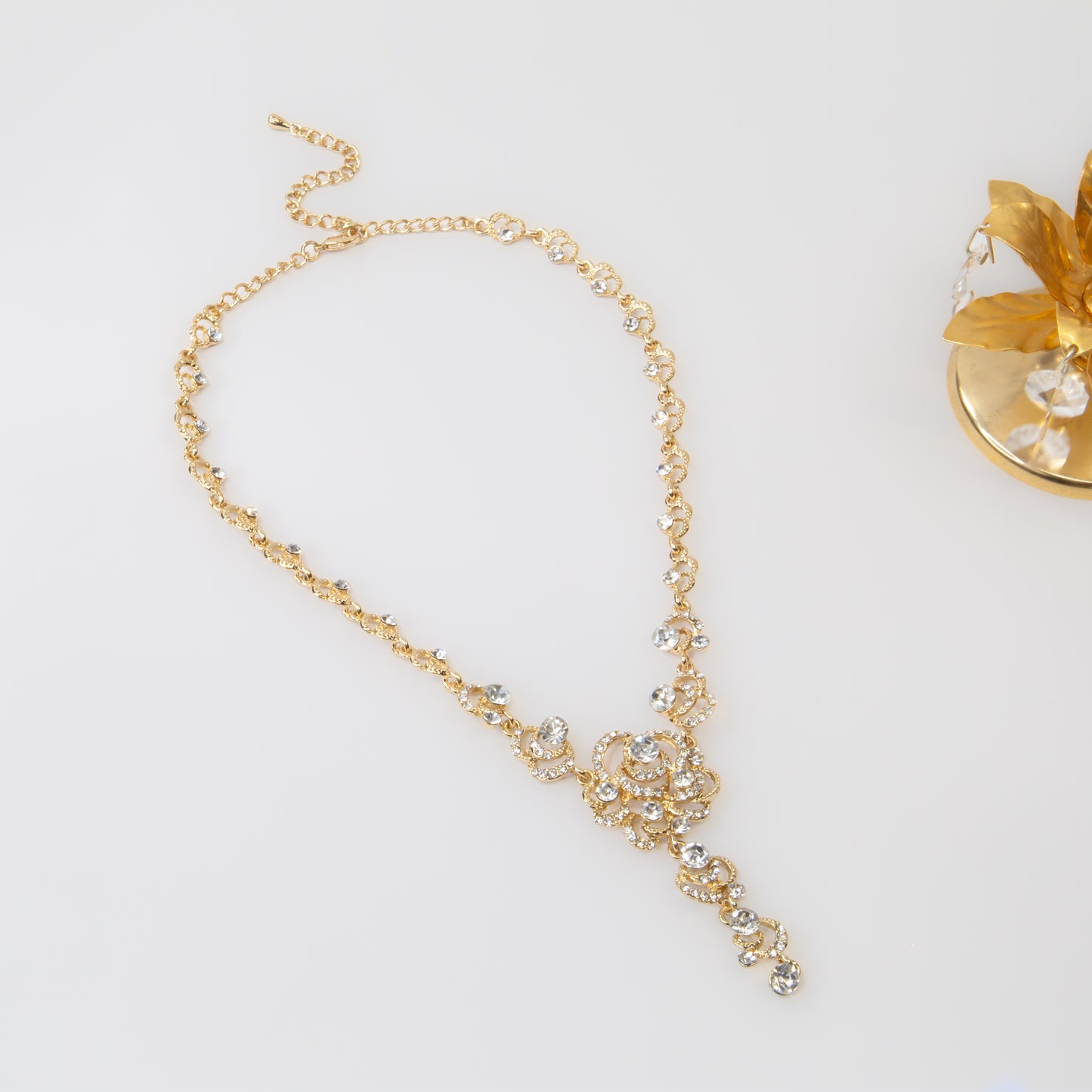 Colier elegant cu pietre briliante - Crystal Rose