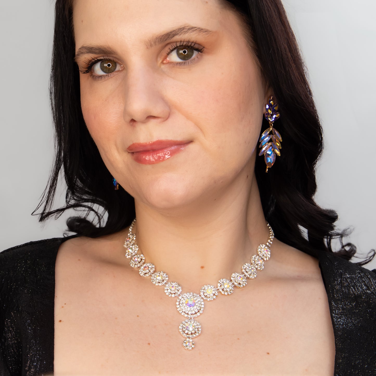 Colier elegant cu pietre delicate - Ice Ice Baby
