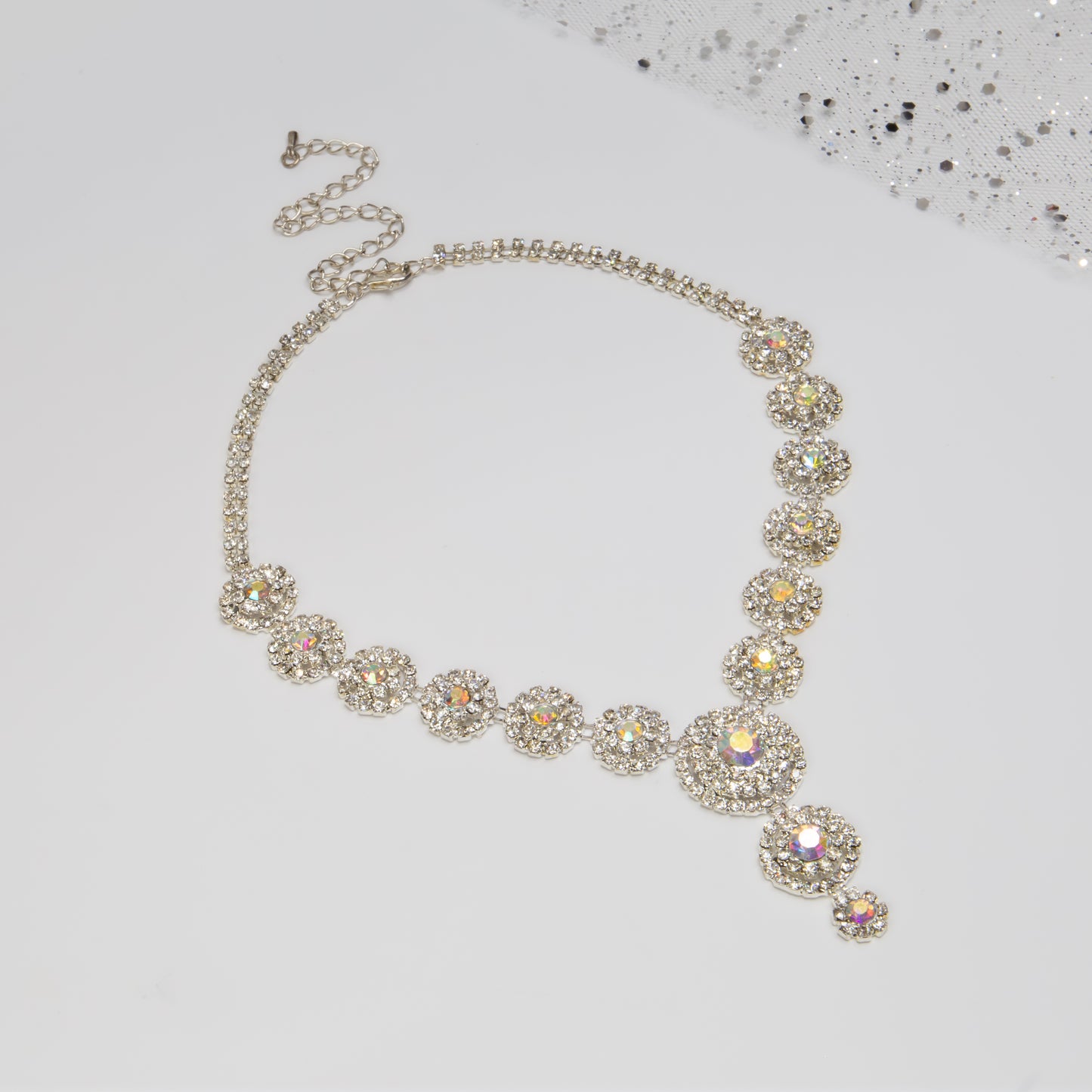 Colier elegant cu pietre delicate - Ice Ice Baby
