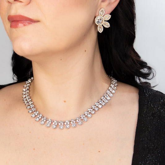 Colier elegant cu pietre deosebite - Vintage Love