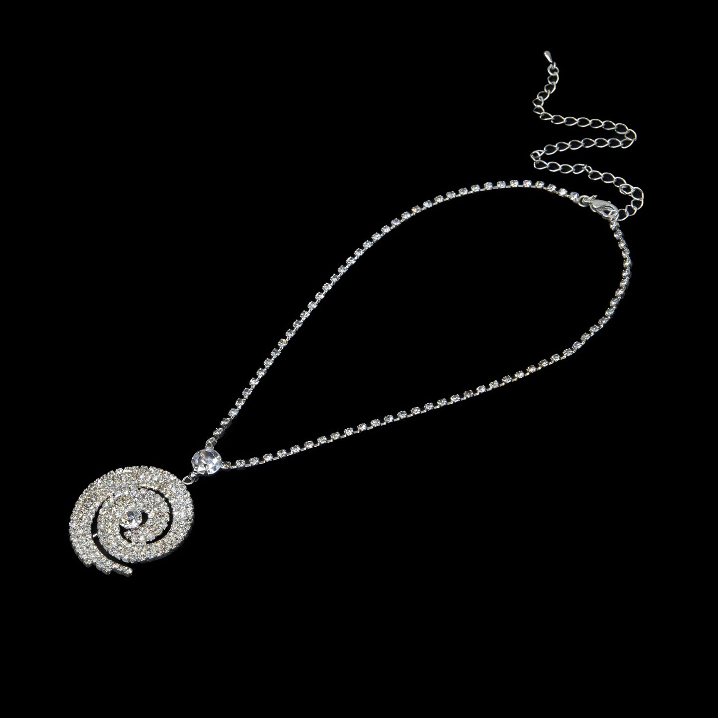 Colier elegant cu pietre rafinate - Eternal Spiral