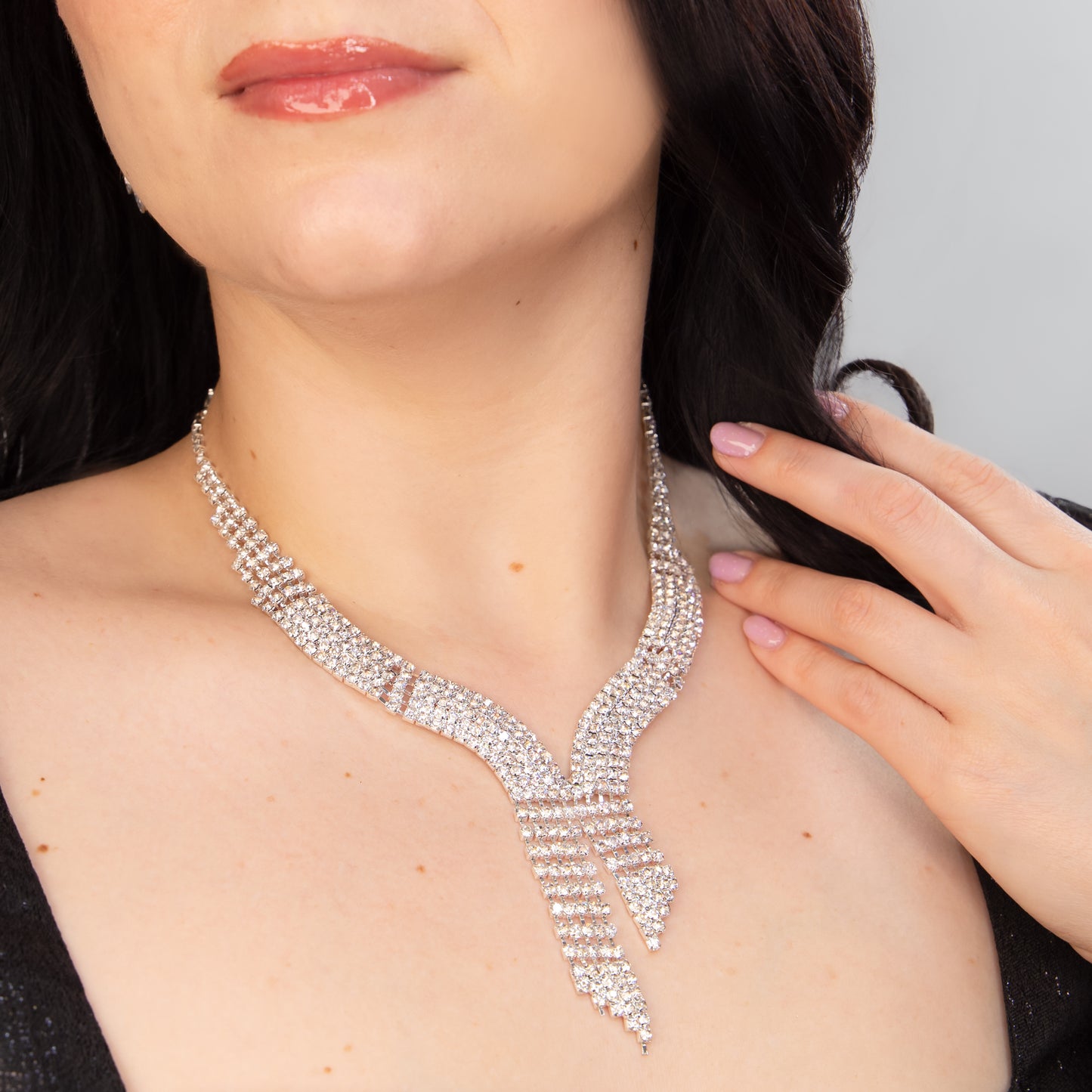 Colier elegant cu pietre strălucitoare - Crystal Soul