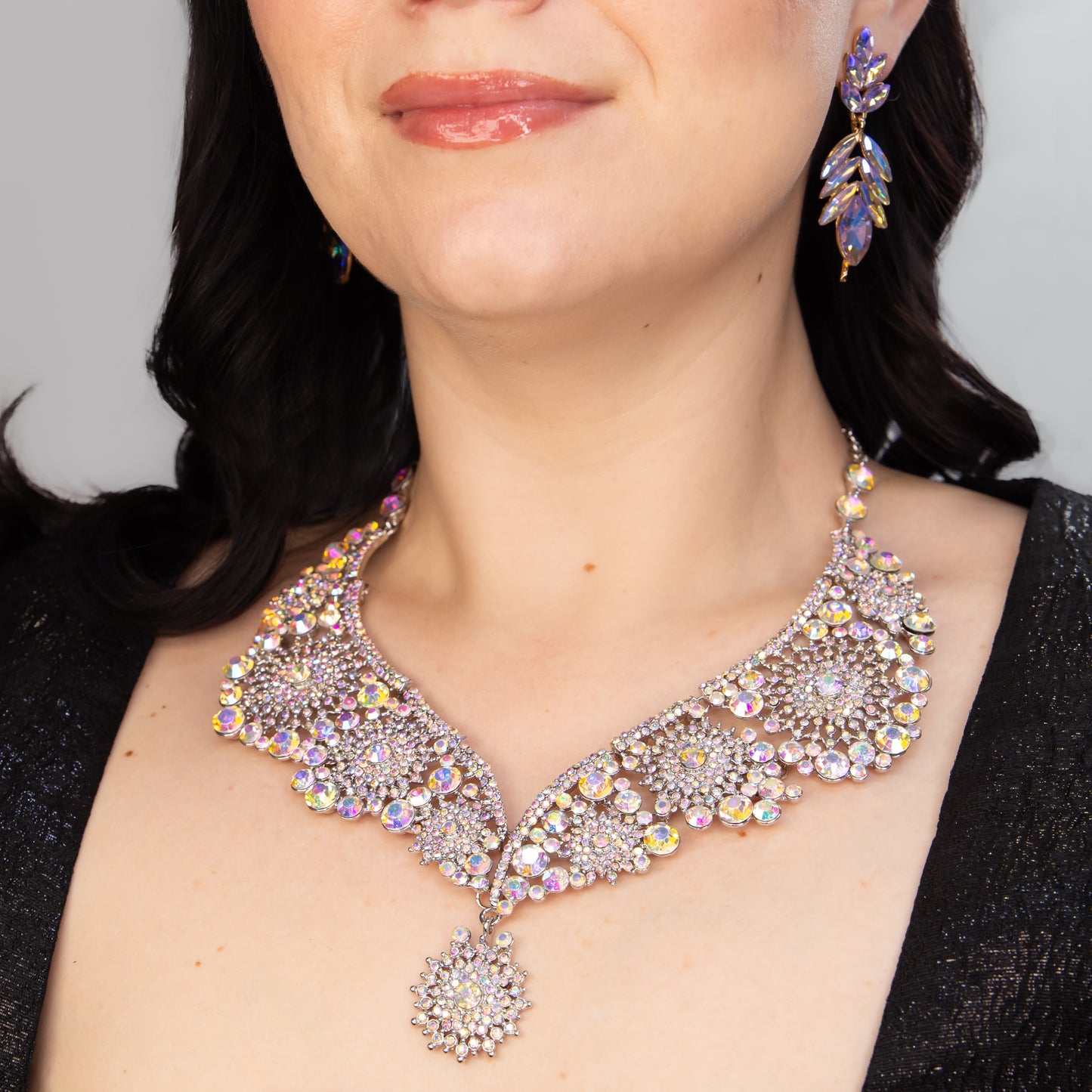 Colier elegant statement cu pietre deosebite - Angel Stars