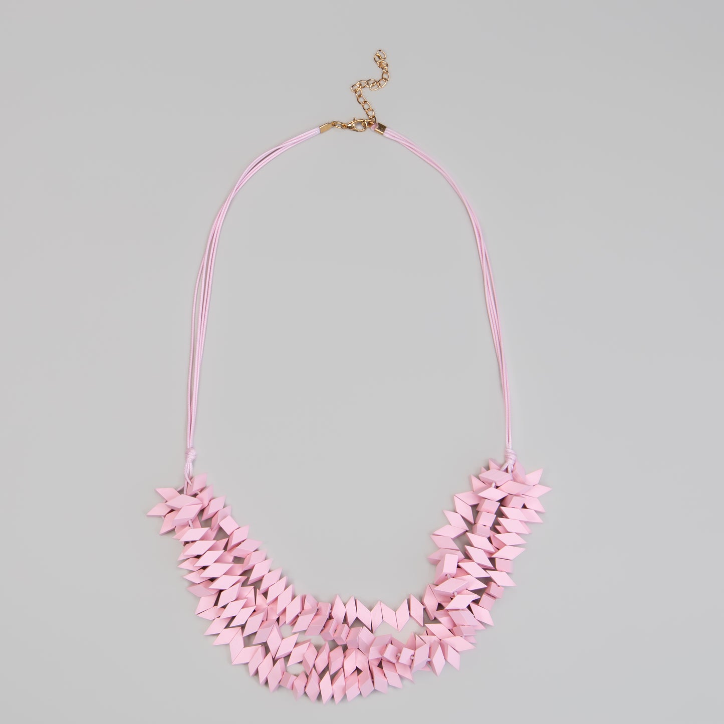 Colier lung din lemn Blush Wood - Roz