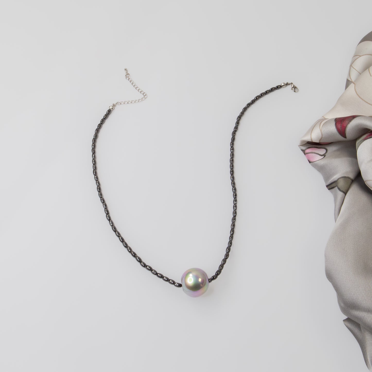 Colier negru cu perlă - Eclipse Pearl