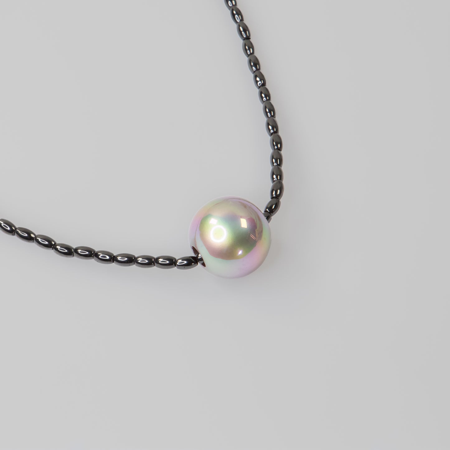 Colier negru cu perlă - Eclipse Pearl