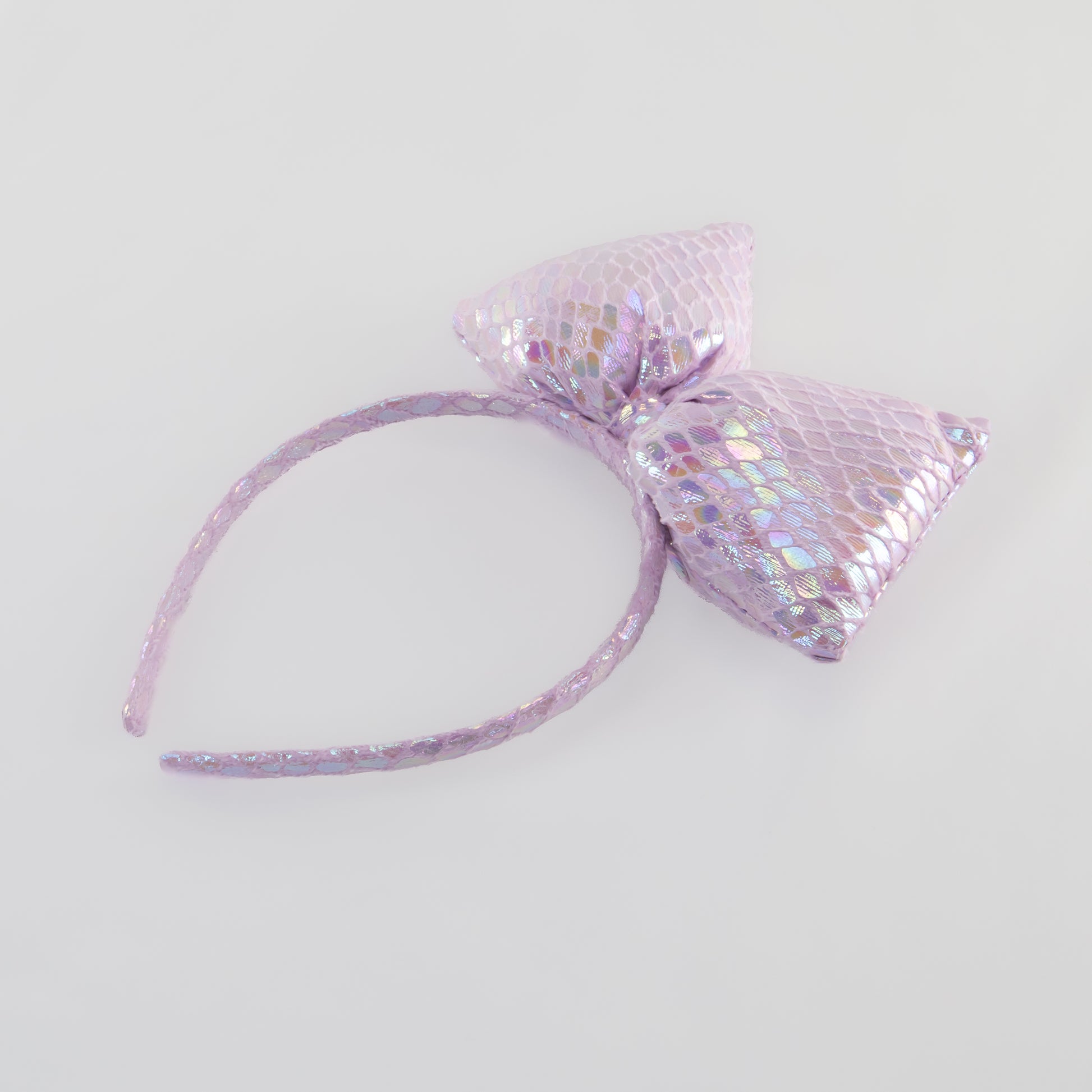 Cordeluță party cu fundă mare Meramaid Party - Mov