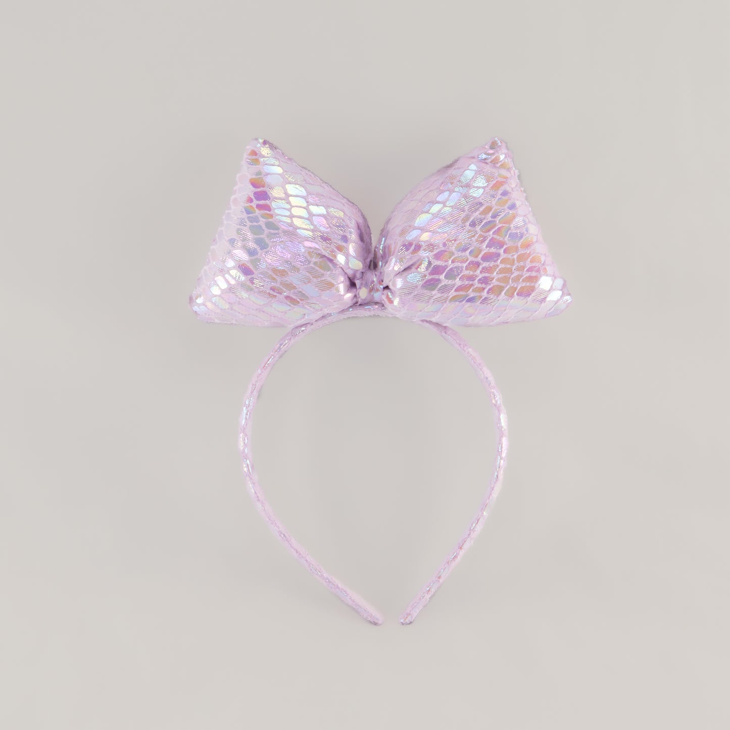 Cordeluță party cu fundă mare Meramaid Party - Mov