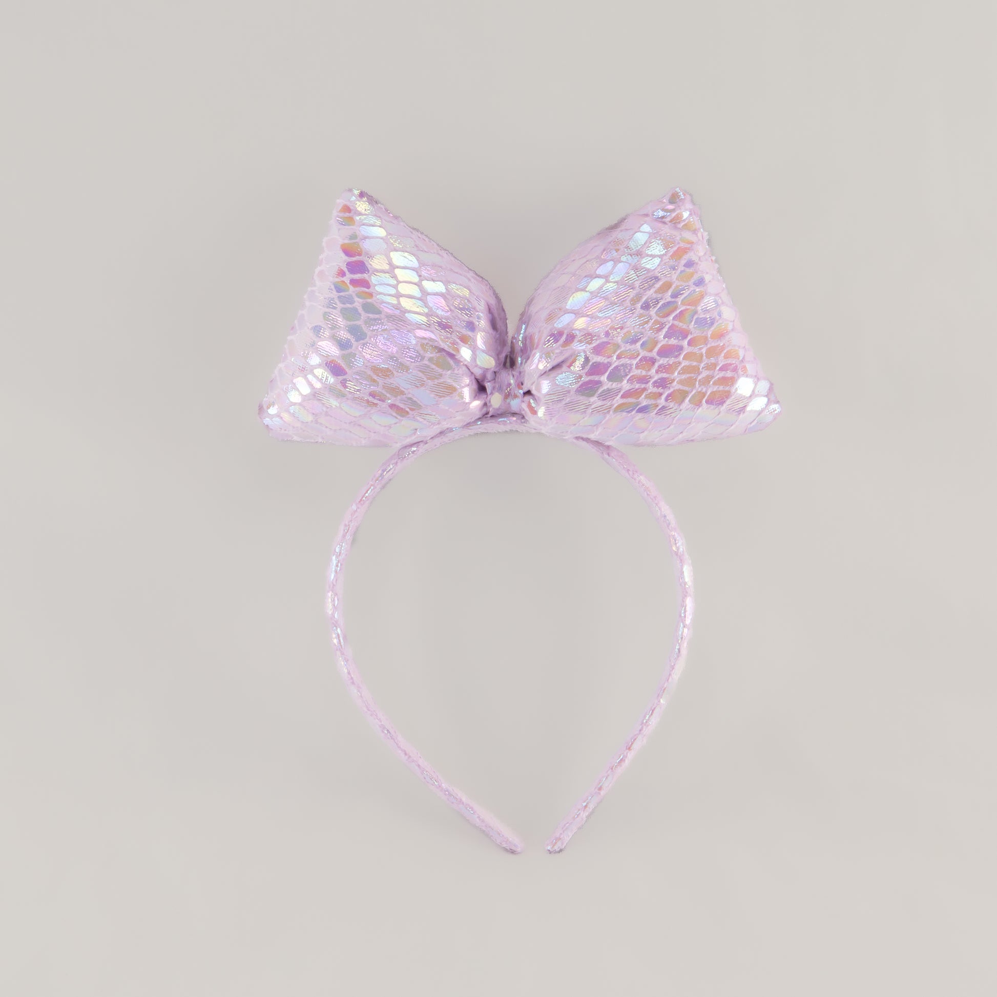 Cordeluță party cu fundă mare Meramaid Party - Mov