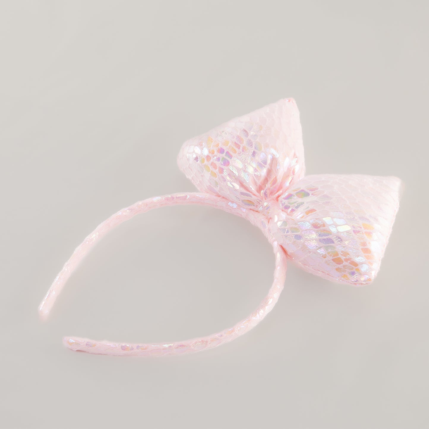 Cordeluță party cu urechi de iepurași paiete strălucitoare - Roz