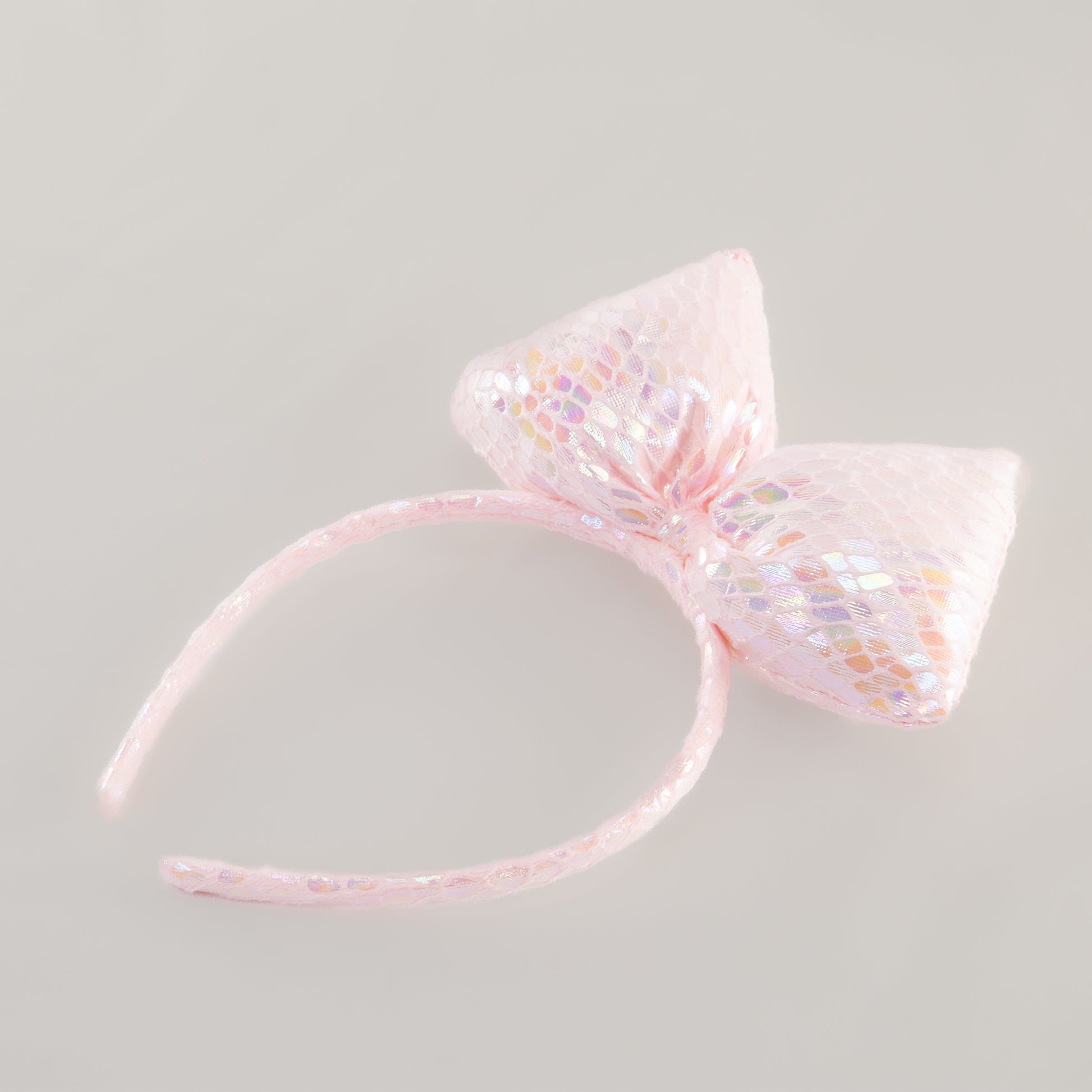 Cordeluță party cu urechi de iepurași paiete strălucitoare - Roz