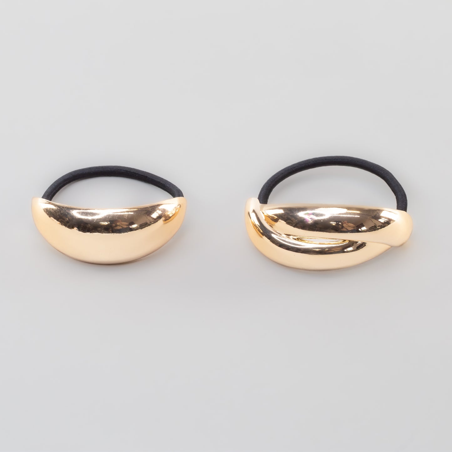 Elastice de păr cu accesoriu metalic Amun - Auriu