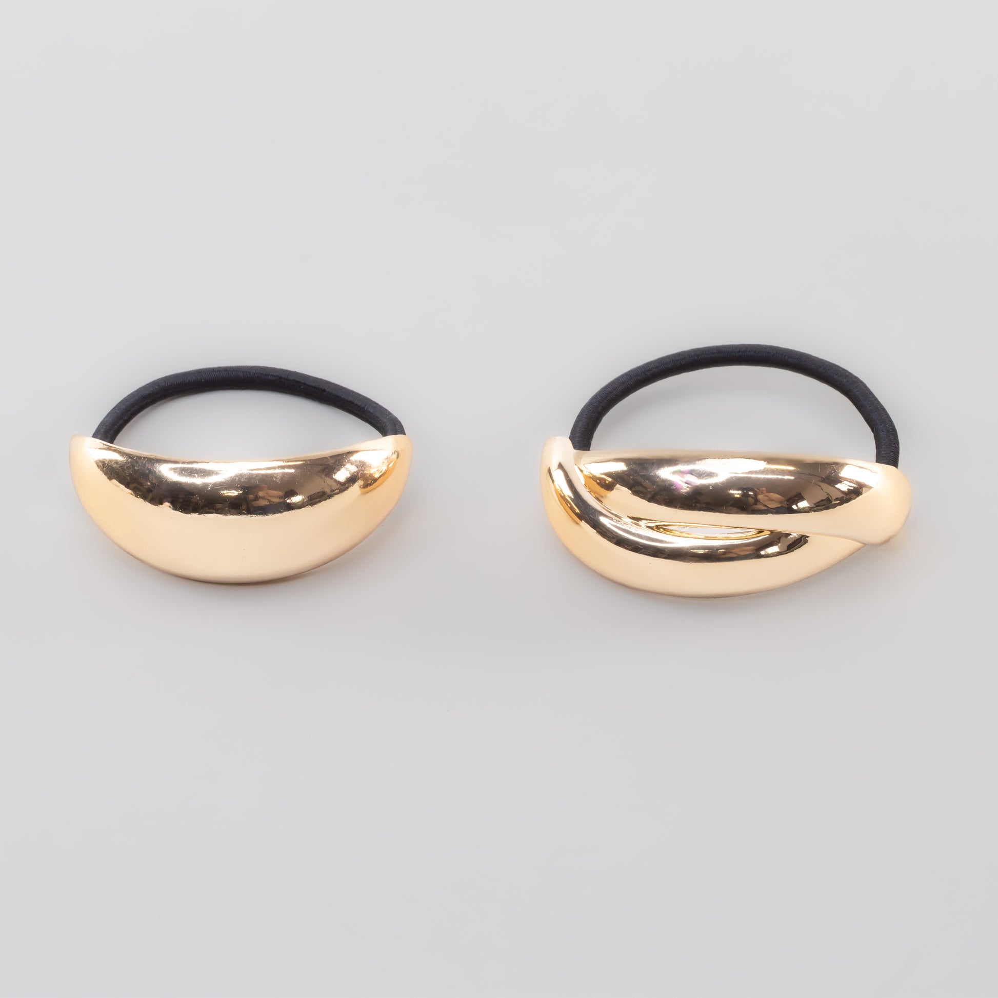 Elastice de păr cu accesoriu metalic Amun - Auriu