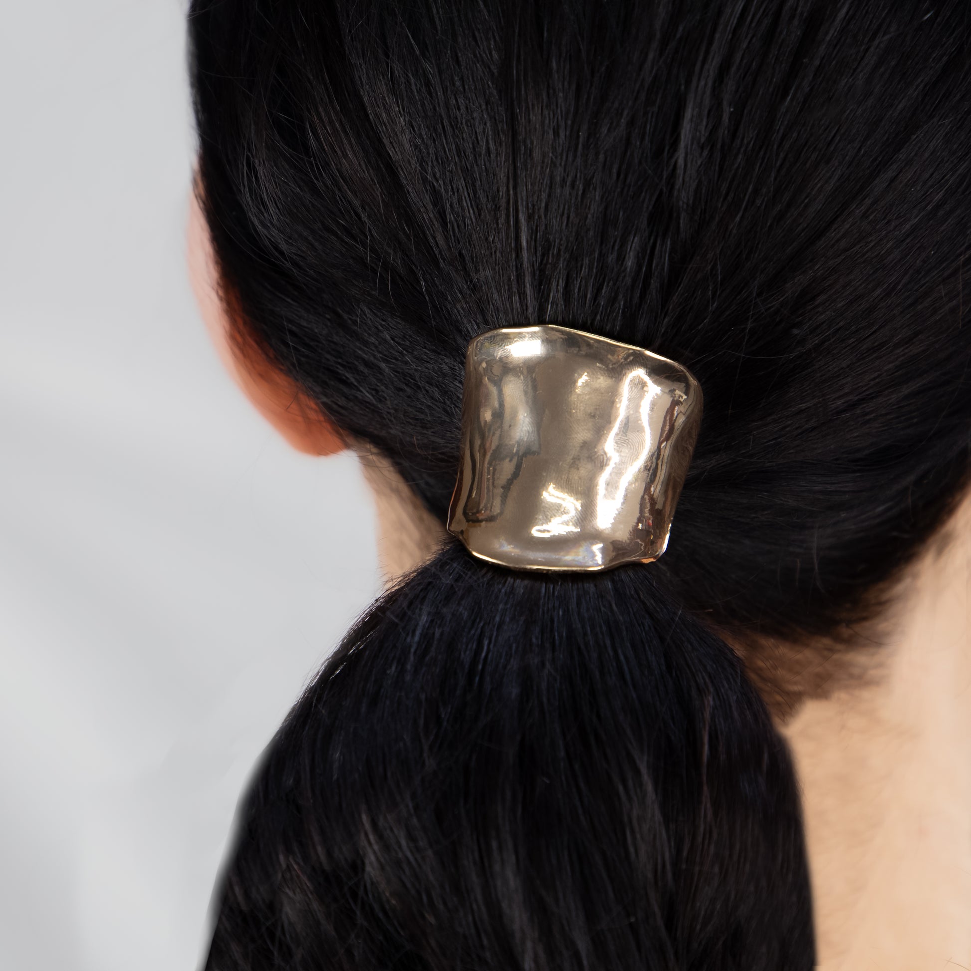 Elastice de păr cu accesoriu metalic Athena - Auriu, Argintiu