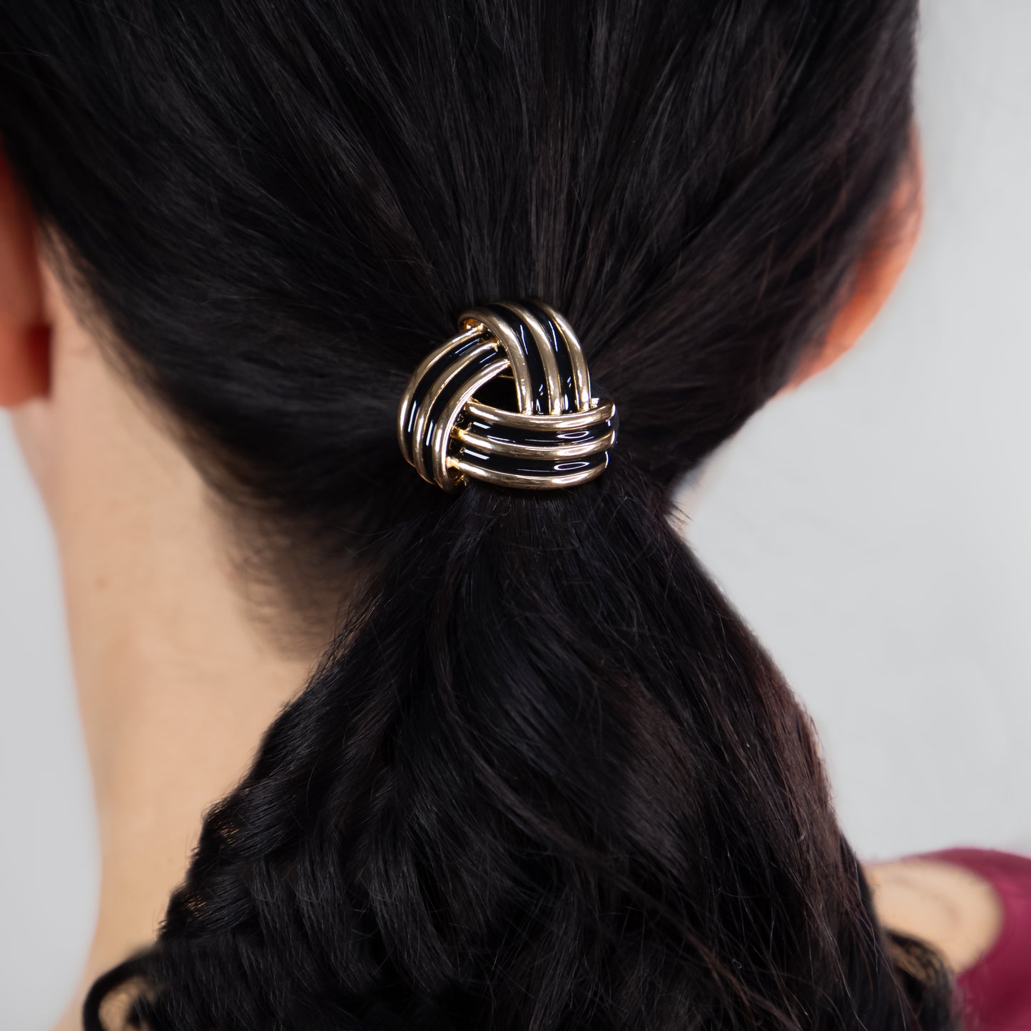 Elastice de păr cu accesoriu metalic Helios - Auriu
