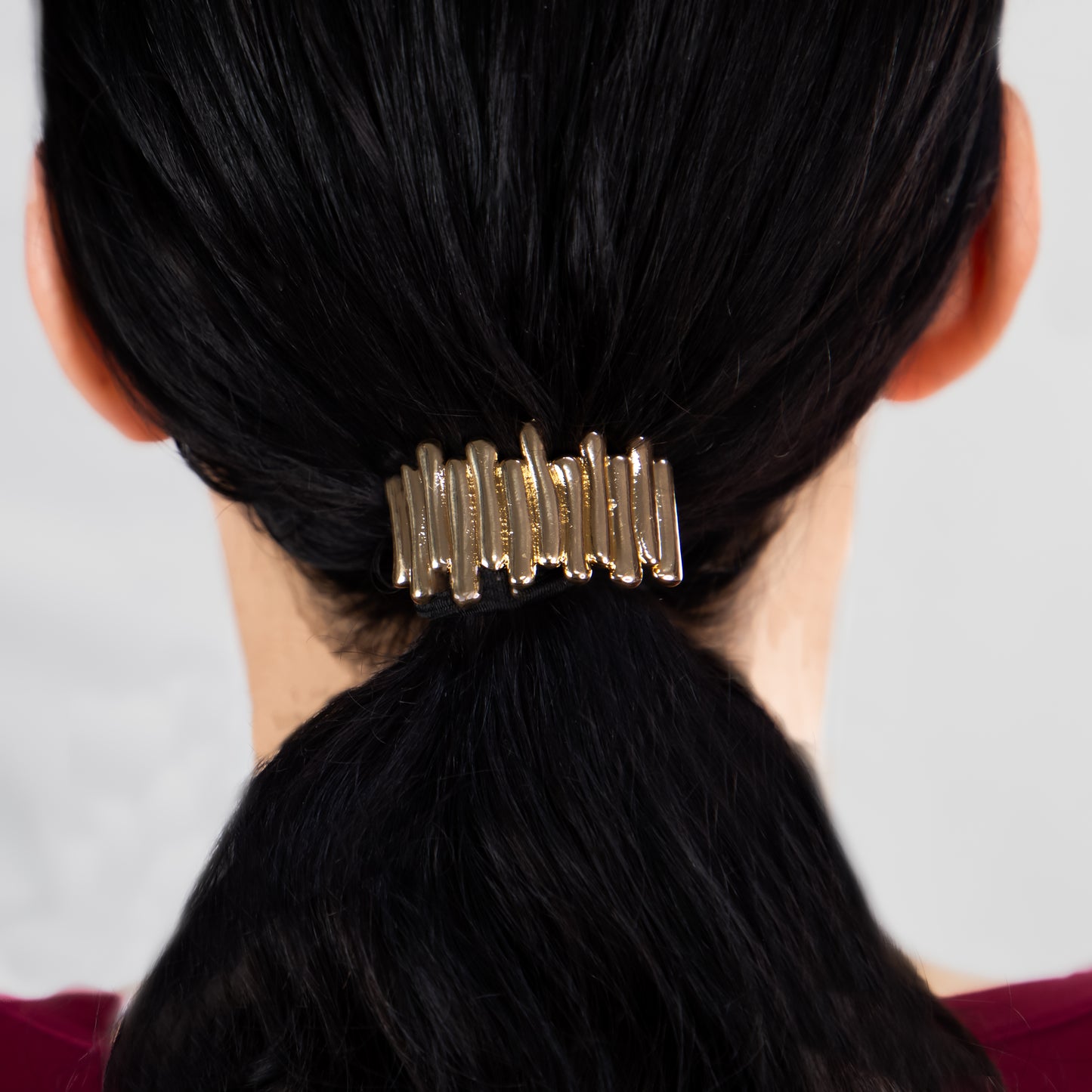 Elastice de păr cu accesoriu metalic Miro - Auriu, Argintiu