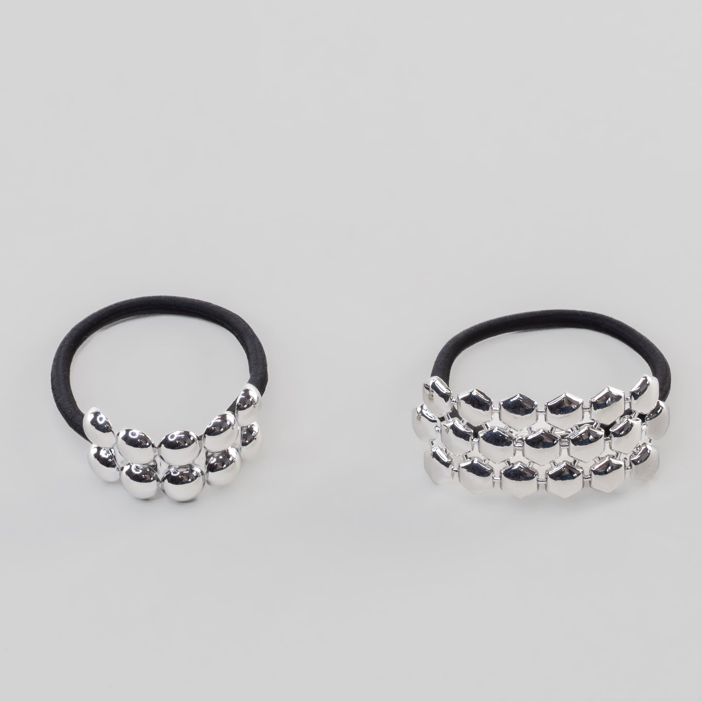 Elastice de păr cu accesoriu metalic Puncta - Arginitu