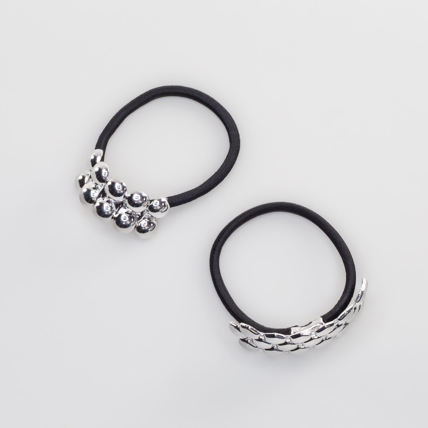 Elastice de păr cu accesoriu metalic Puncta - Arginitu