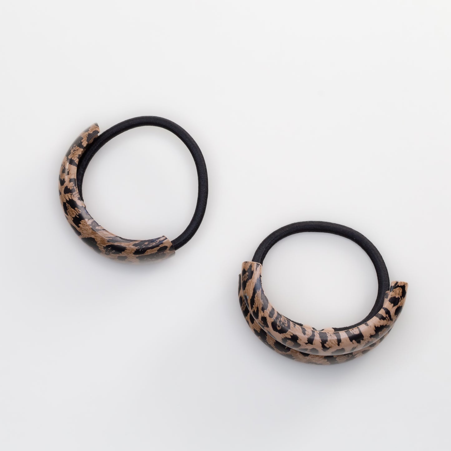 Elastice de păr cu accesoriu metalic Sahara - Maro