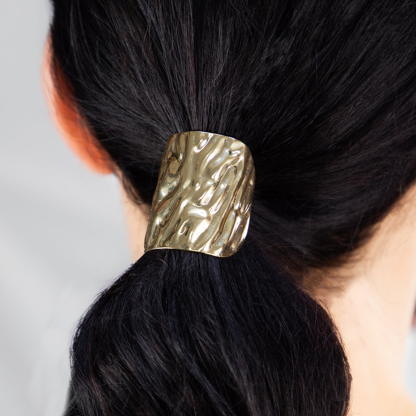 Elastice de păr cu accesoriu metalic Valura - Auriu, Argintiu