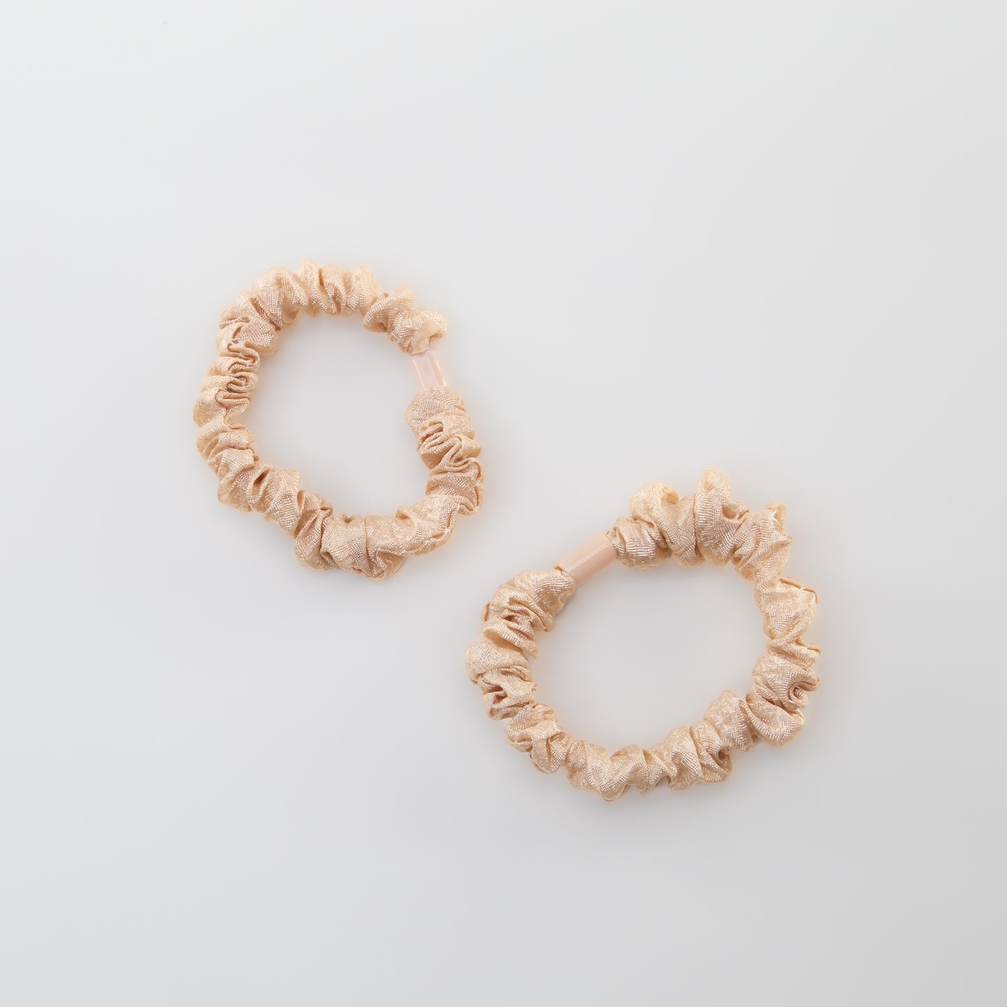 Elastice de păr tip scrunchie Forest Magic, grosime 1 cm, set 2 buc - Galben