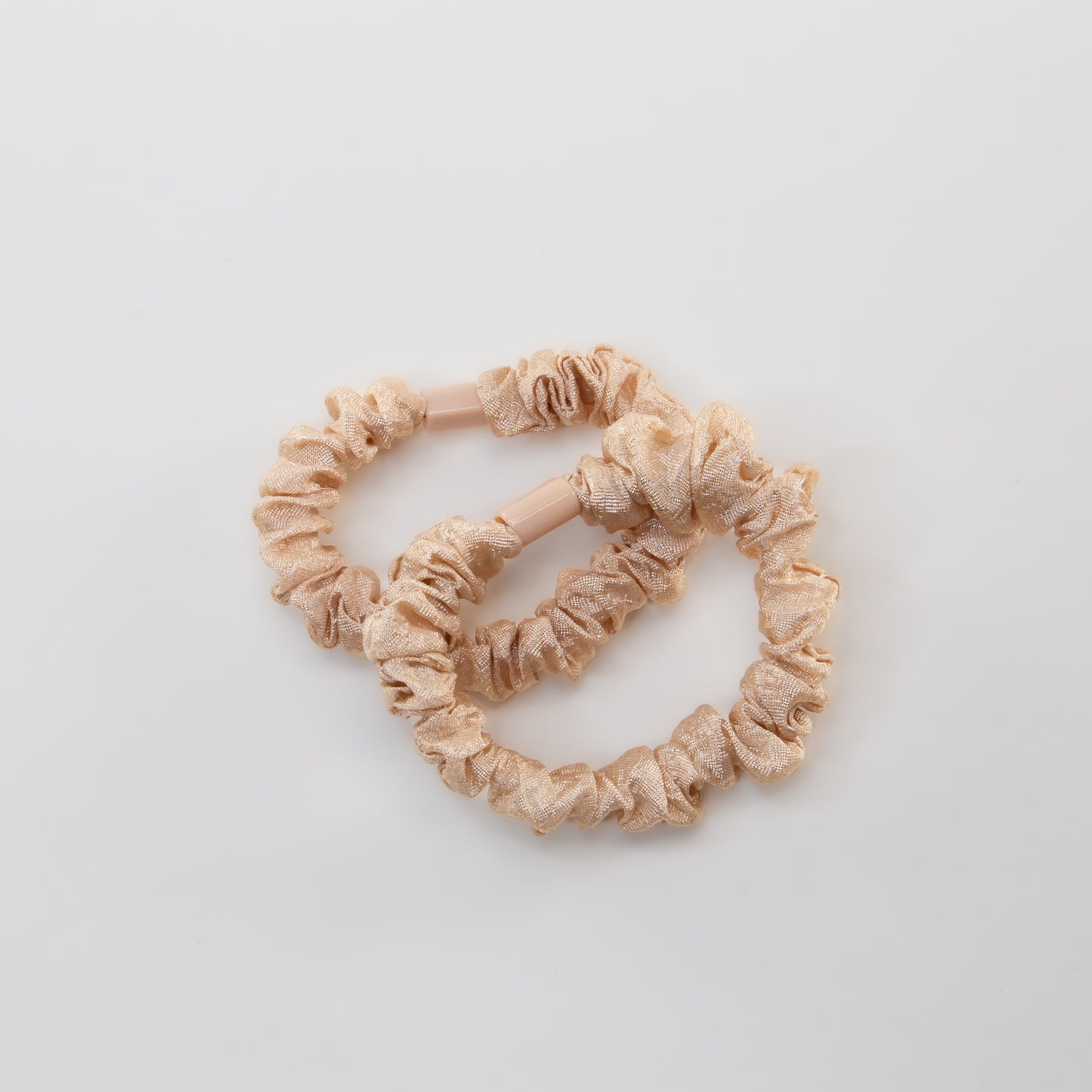 Elastice de păr tip scrunchie Forest Magic, grosime 1 cm, set 2 buc - Galben