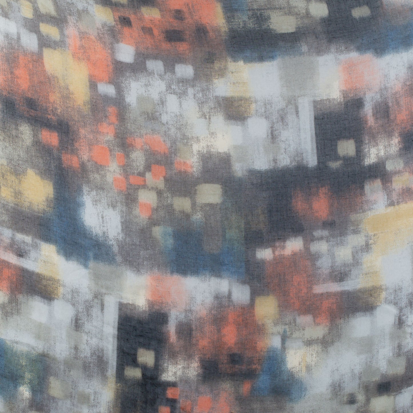Eșarfă comodă cu imprimeu carouri hașurate, 180 x 80 cm - Tonuri Calde Pământii