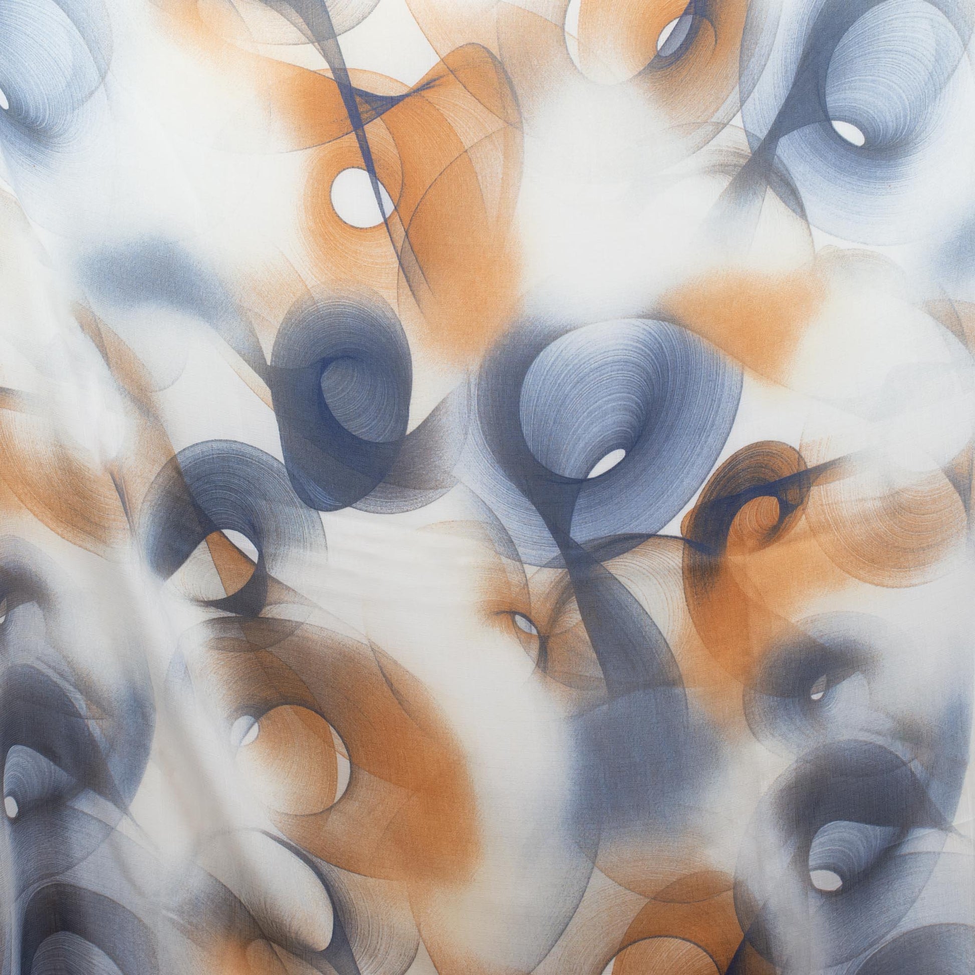 Eșarfă comodă și aerată cu forme gen urme de pensulă, 180 x 85 cm - City Break Vibes