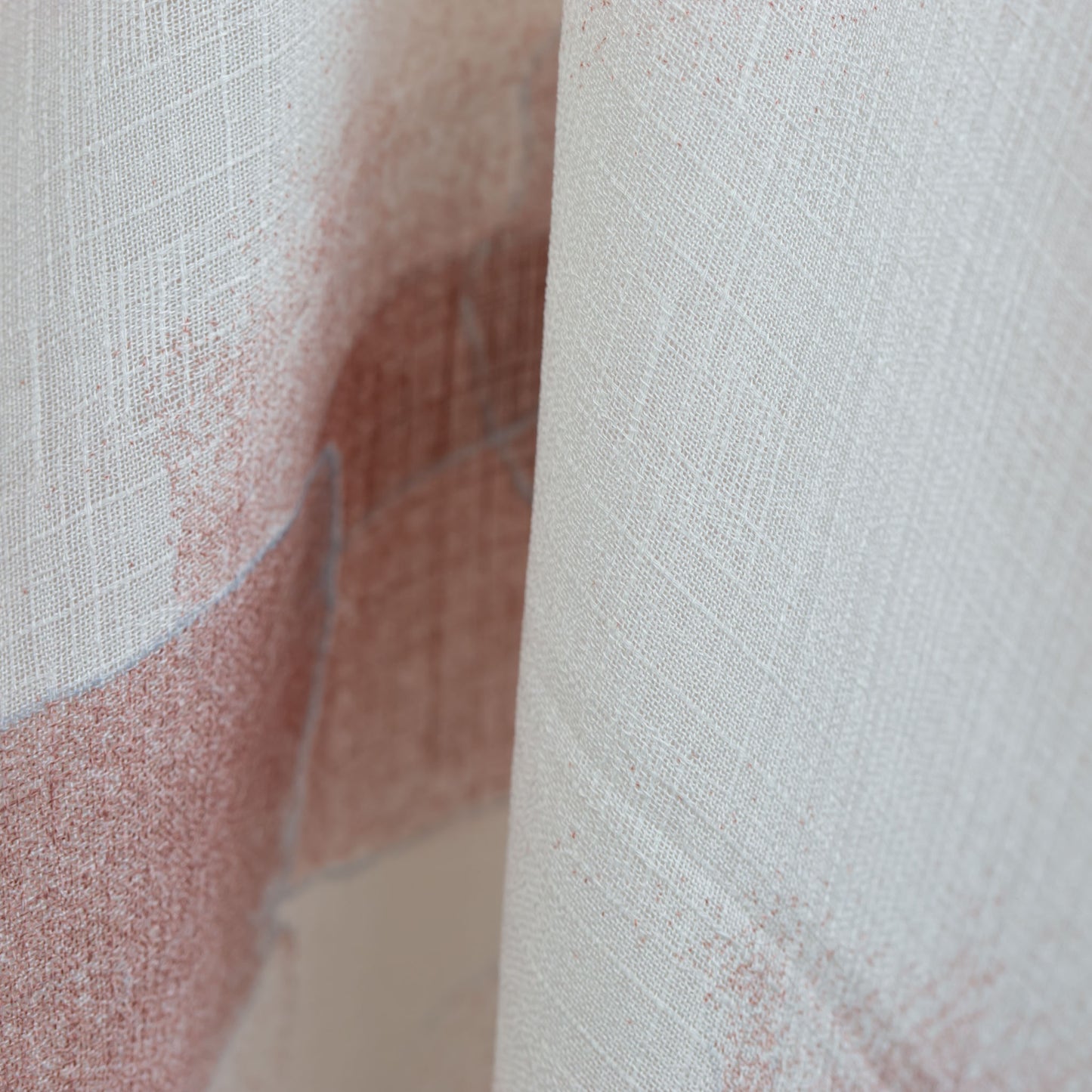 Eșarfă comodă și aerată cu imprimeu mozaic abstract, 180 x 85 cm - Cărămiziu