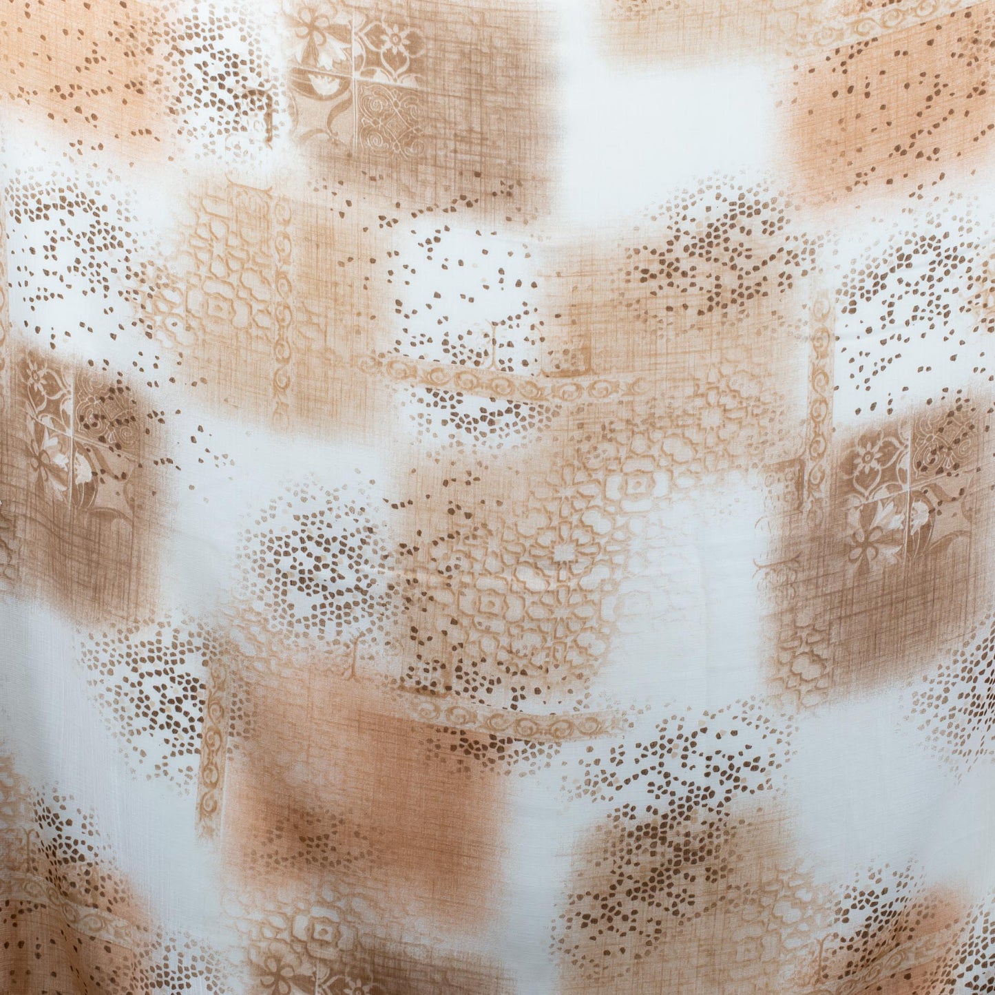 Eșarfă comodă și aerată cu imprimeu narrow streets, 175 x 85 cm - Bej