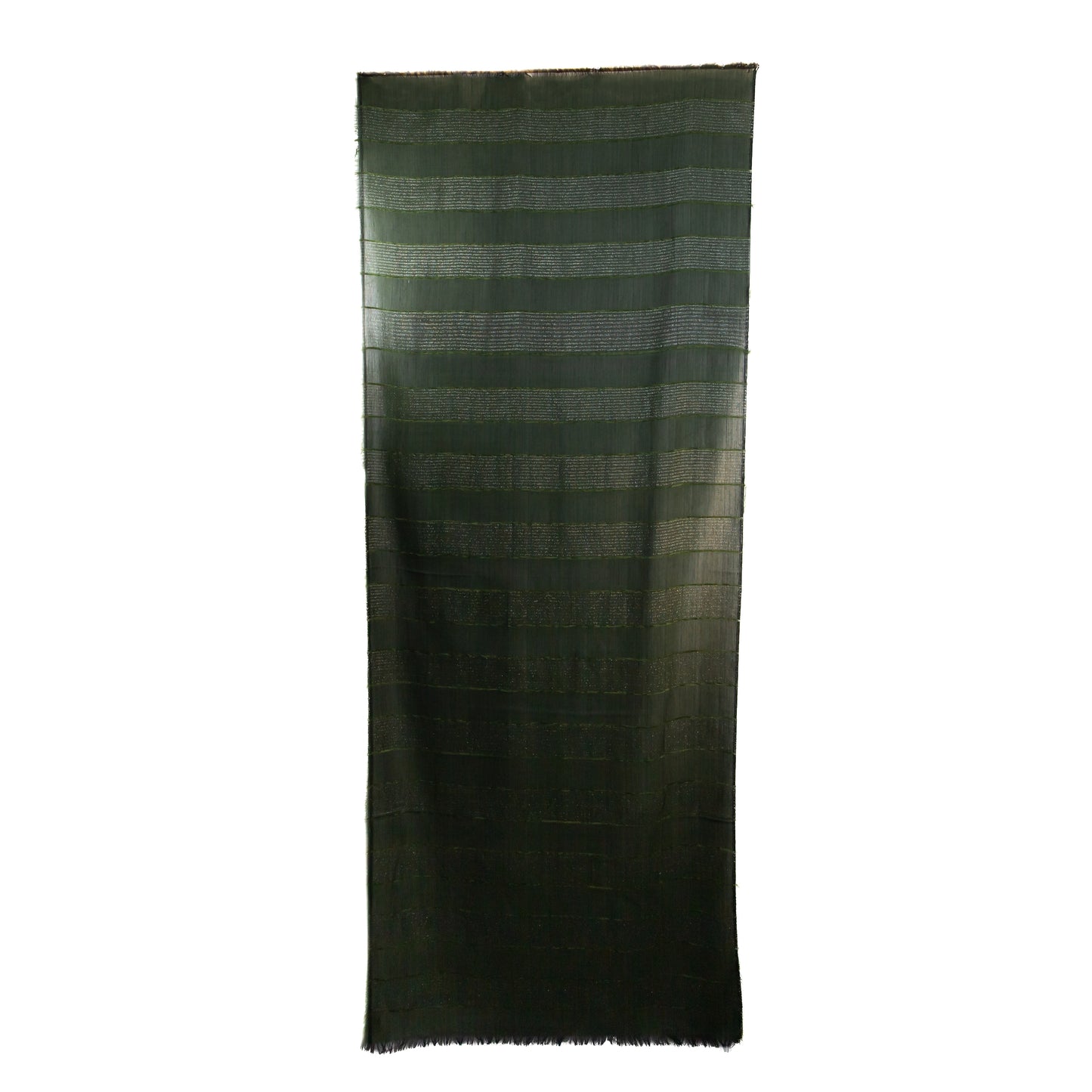 Eșarfă damă comodă cu fire strălucitoare, Luminis, 200 x 80 cm - Verde