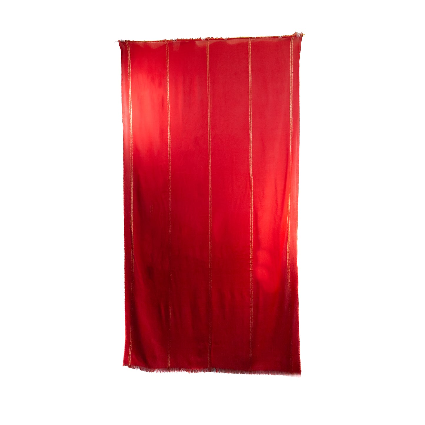 Eșarfă damă comodă cu fire strălucitoare, Stella, 183 x 95 cm - Roșu