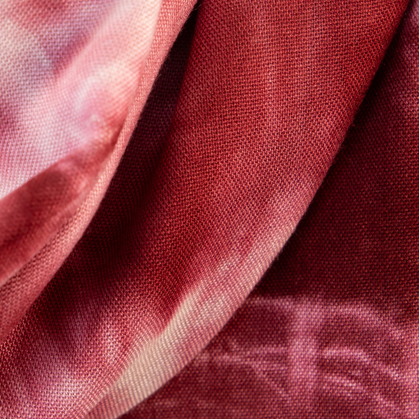 Eșarfă damă comodă, imprimeu tie-dye, 185 x 70 cm - Bordo
