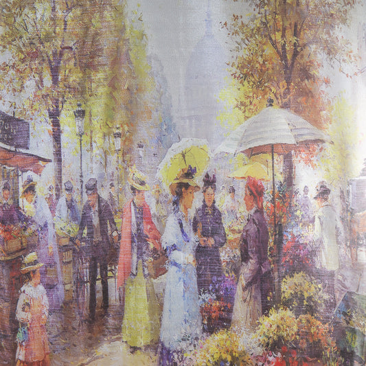 Eșarfă damă cu fire strălucitoare, eleganță de epocă, 182 x 70 cm - Maro, Galben