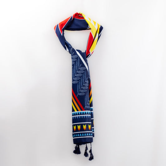 Eșarfă premium cu imprimeu dolce spiritum, 180 x 85 cm