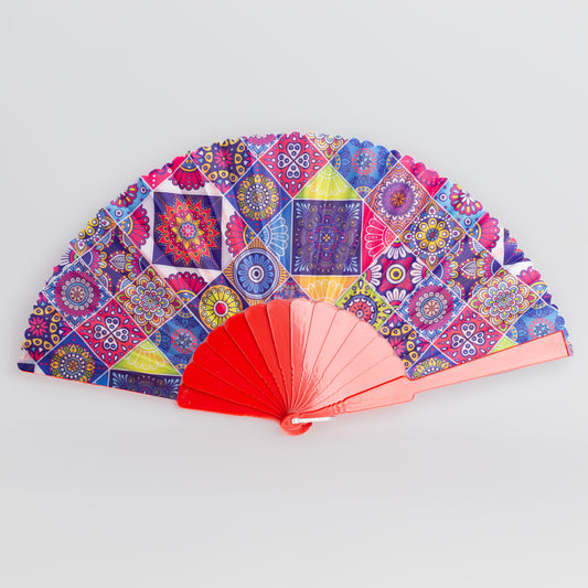 Evantai pliabil ușor, 23 cm, abstract - Energy