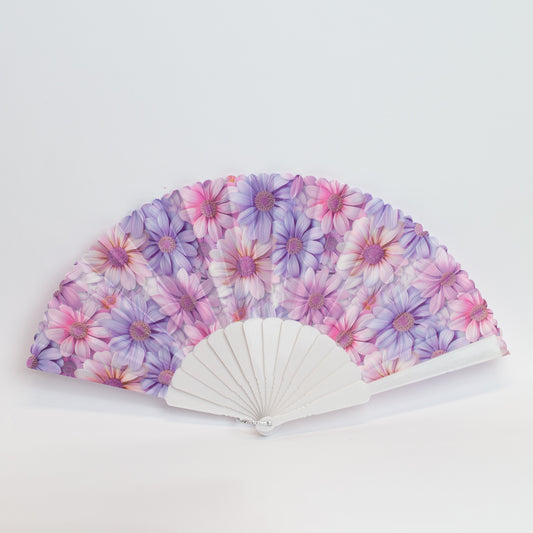 Evantai pliabil ușor, 23 cm, floral - Movissimo