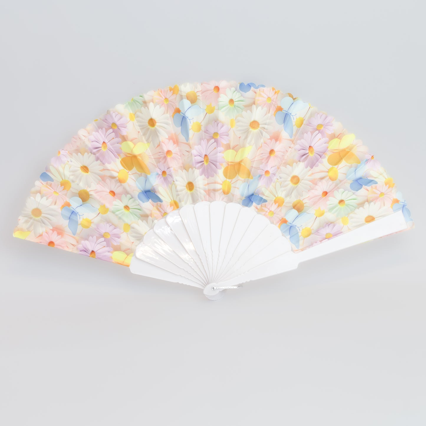 Evantai pliabil ușor, 23 cm, floral - Summer