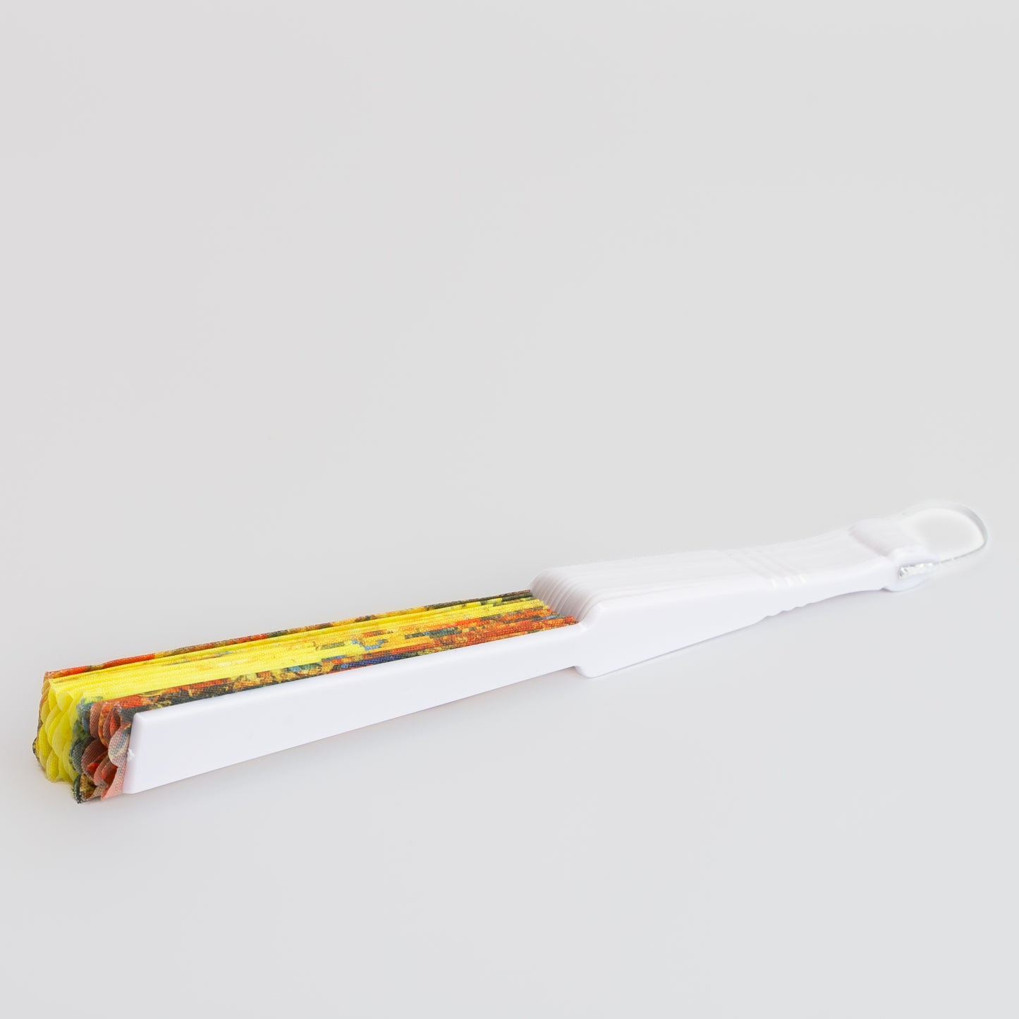 Evantai pliabil ușor, 23 cm, motiv art - La Țară