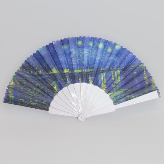 Evantai pliabil ușor, 23 cm, motiv art - Noapte La Mare