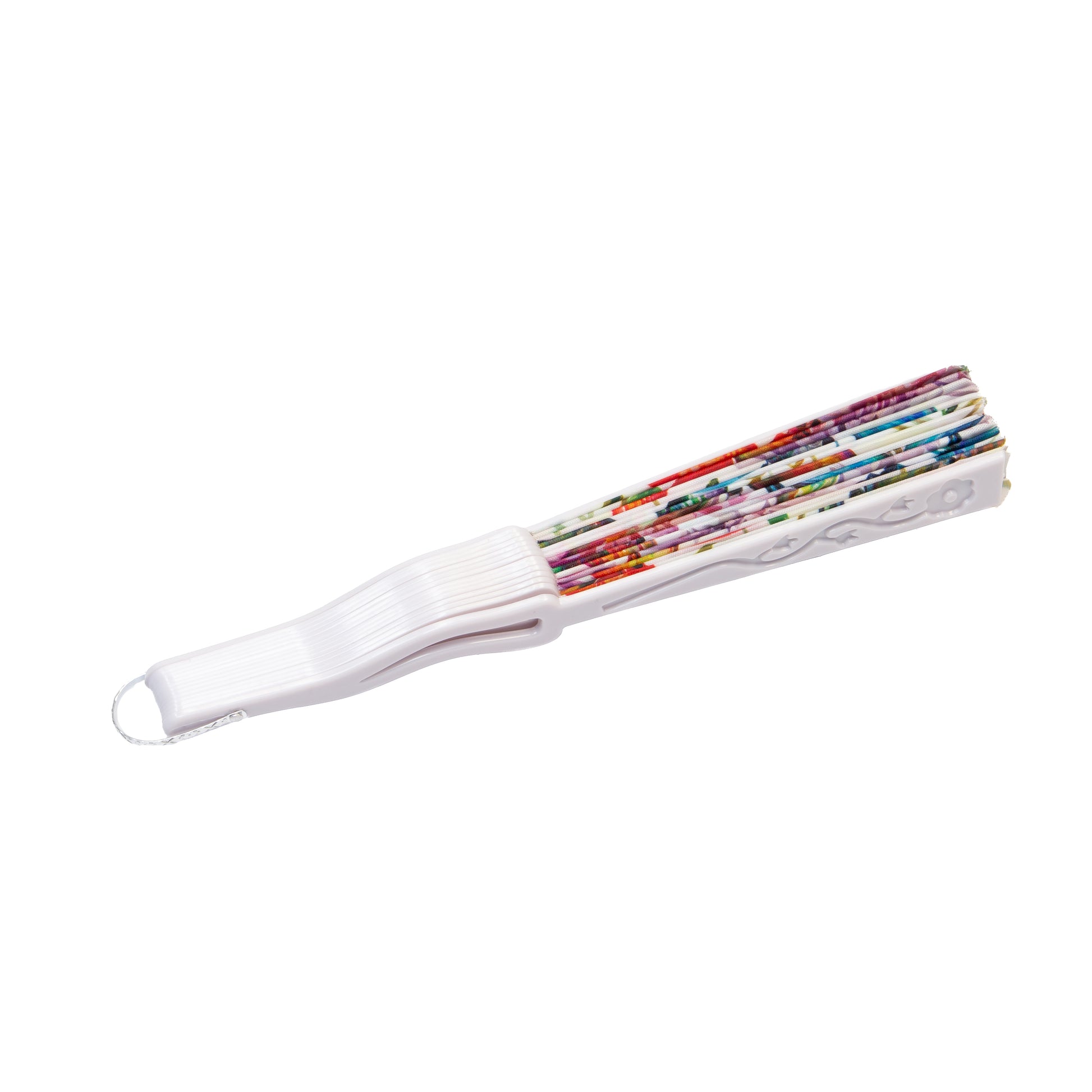 Evantai pliabil ușor, 23 cm, motiv fluturi - Butterfly Bloom