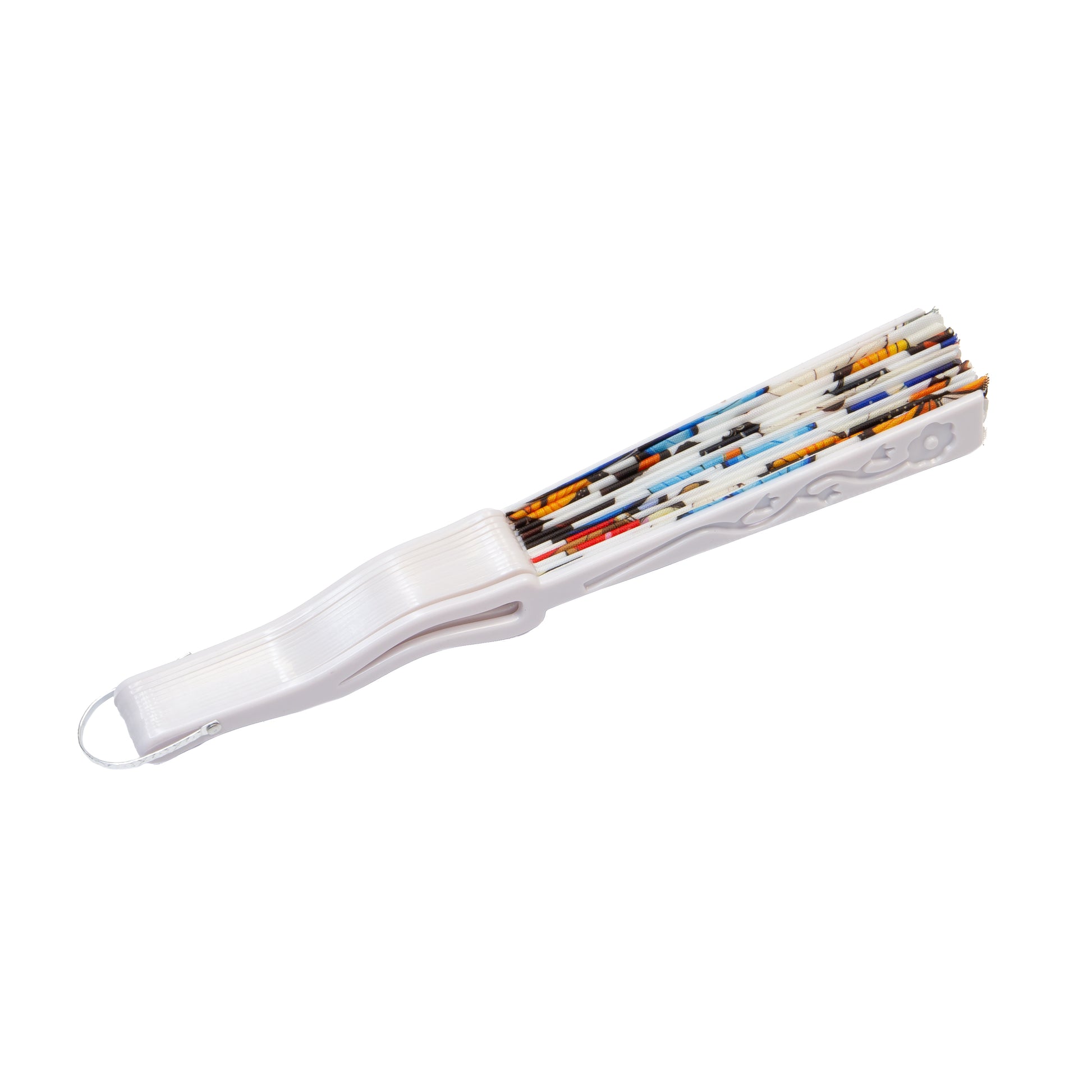 Evantai pliabil ușor, 23 cm, motiv fluturi - Wild Meadow