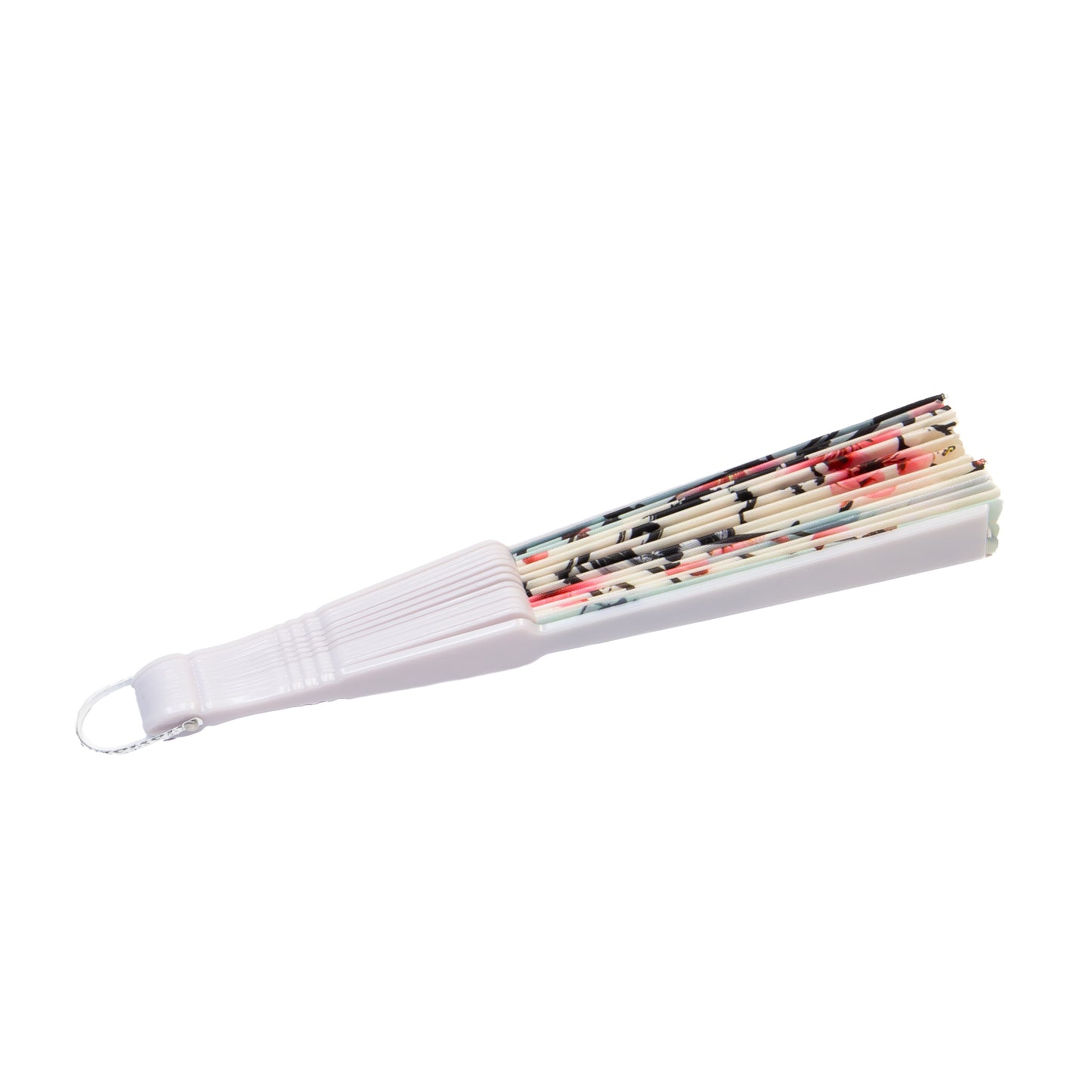 Evantai pliabil ușor, 23 cm, motiv grădină japoneză - Sakura Blossom