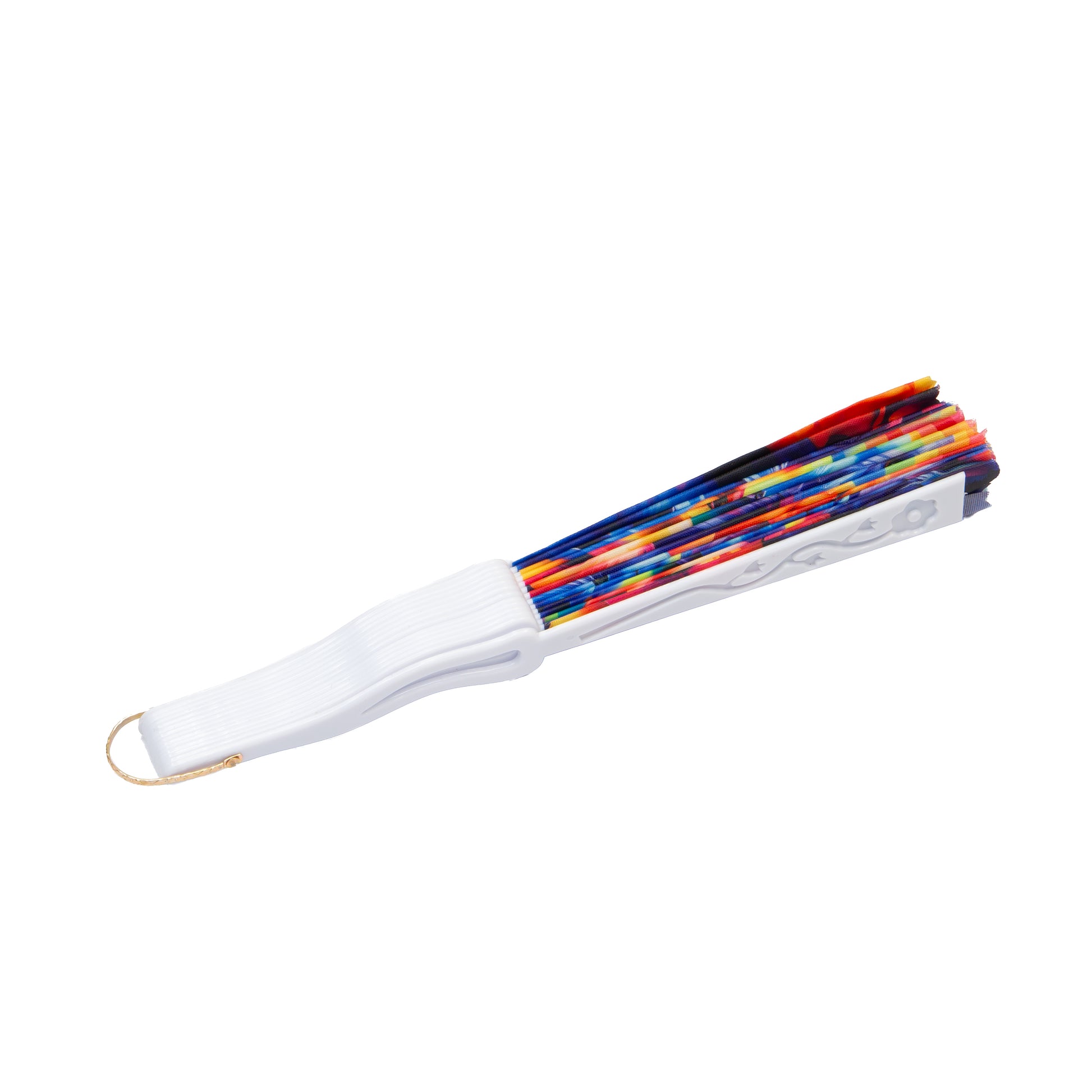 Evantai pliabil ușor, 23 cm, motiv lăbuțe răsfățate - Rainbow Paws