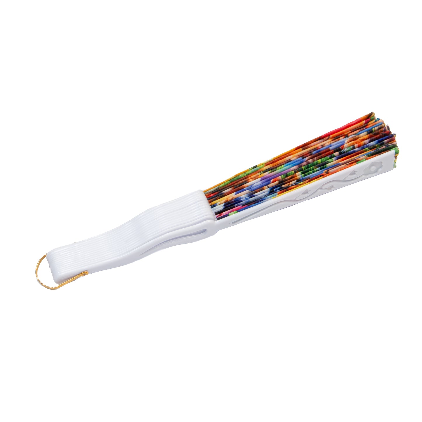 Evantai pliabil ușor, 23 cm, motiv Pet Paradise - Multicolor