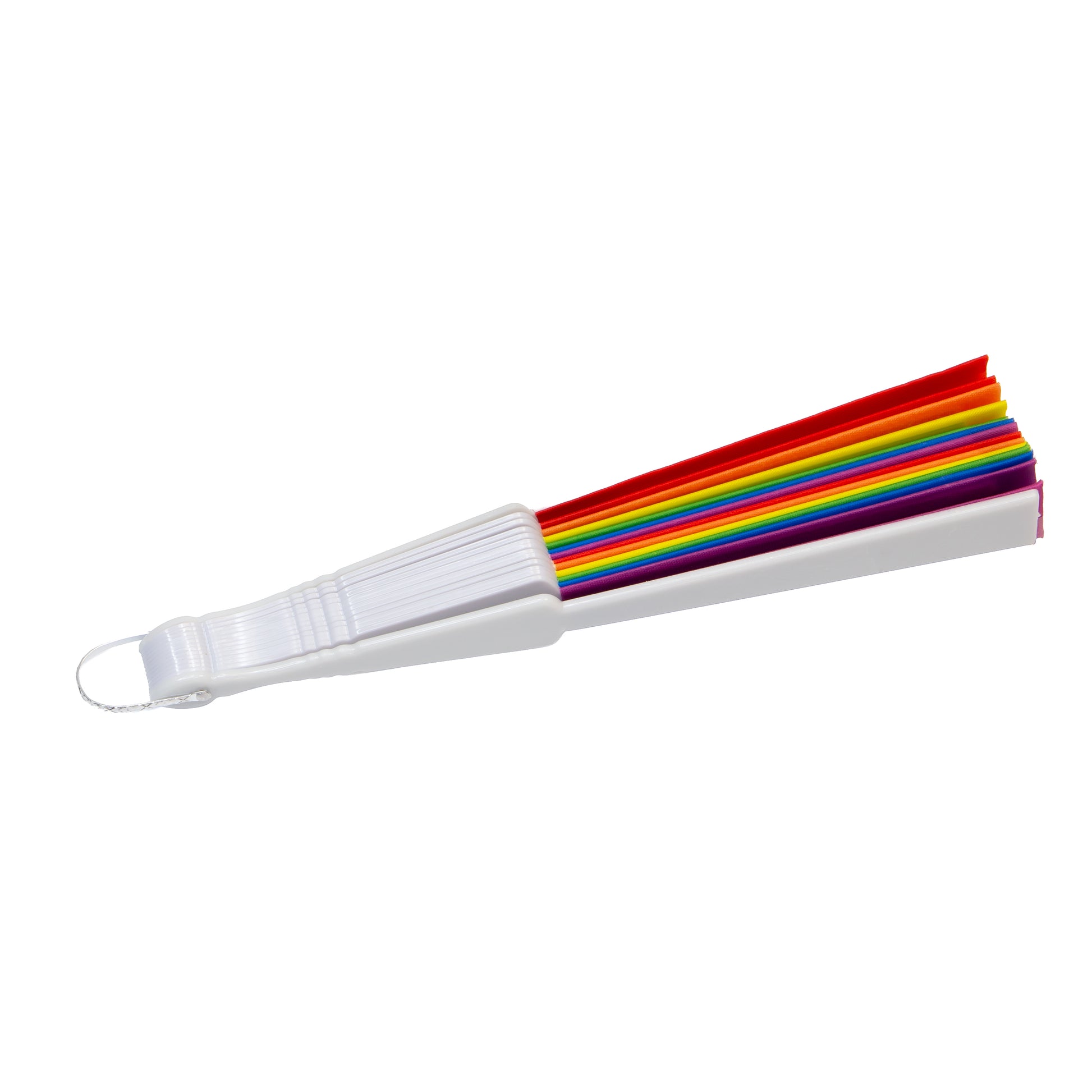 Evantai pliabil ușor, 23 cm, motiv Rainbow - Color Spectrum
