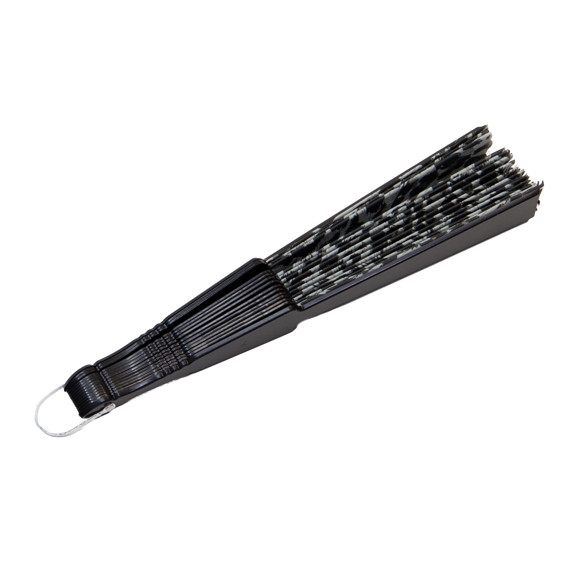 Evantai pliabil ușor, 23 cm, motiv Wild Style - Gri