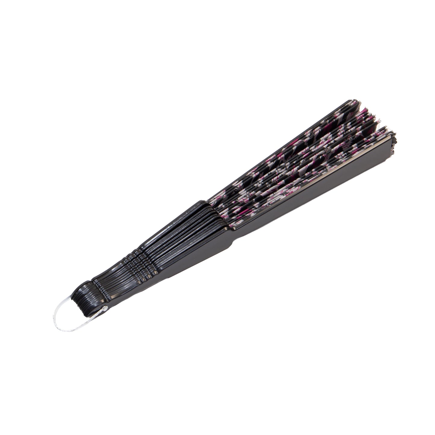Evantai pliabil ușor, 23 cm, motiv Wild Style - Magenta