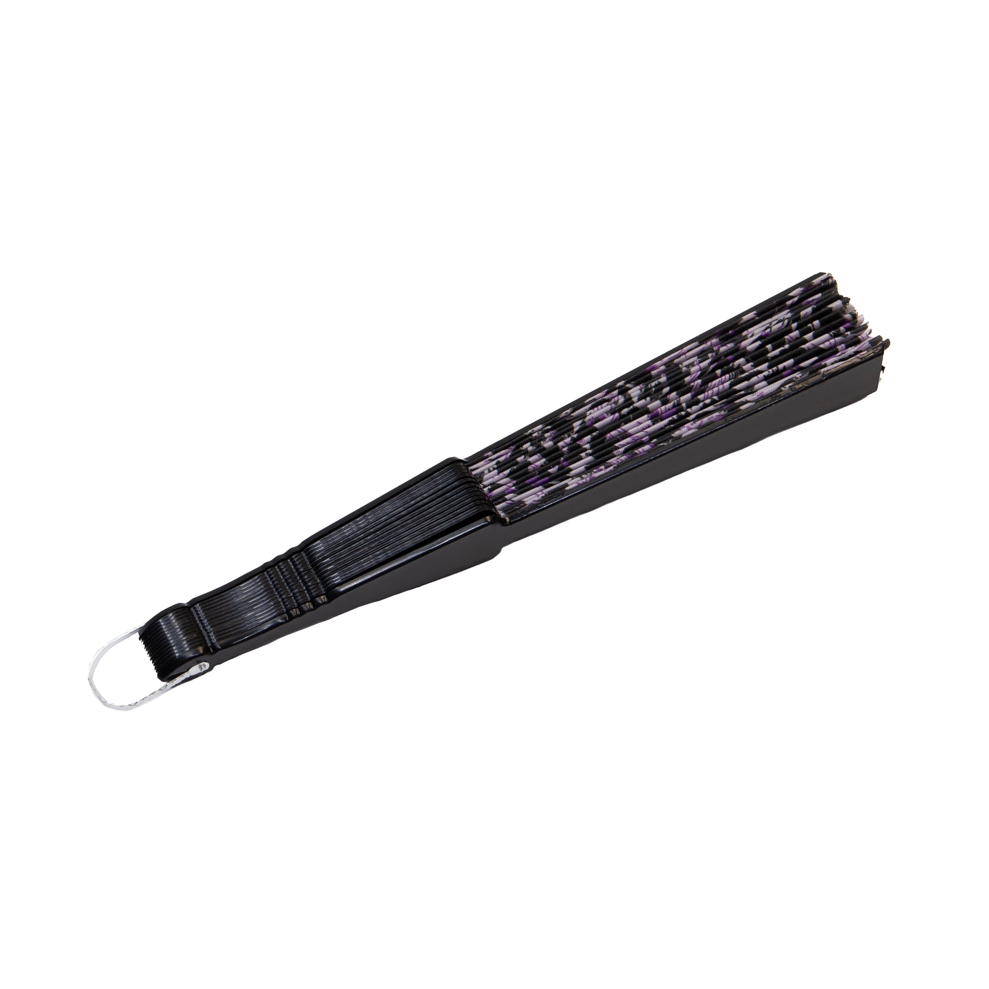 Evantai pliabil ușor, 23 cm, motiv Wild Style - Mov