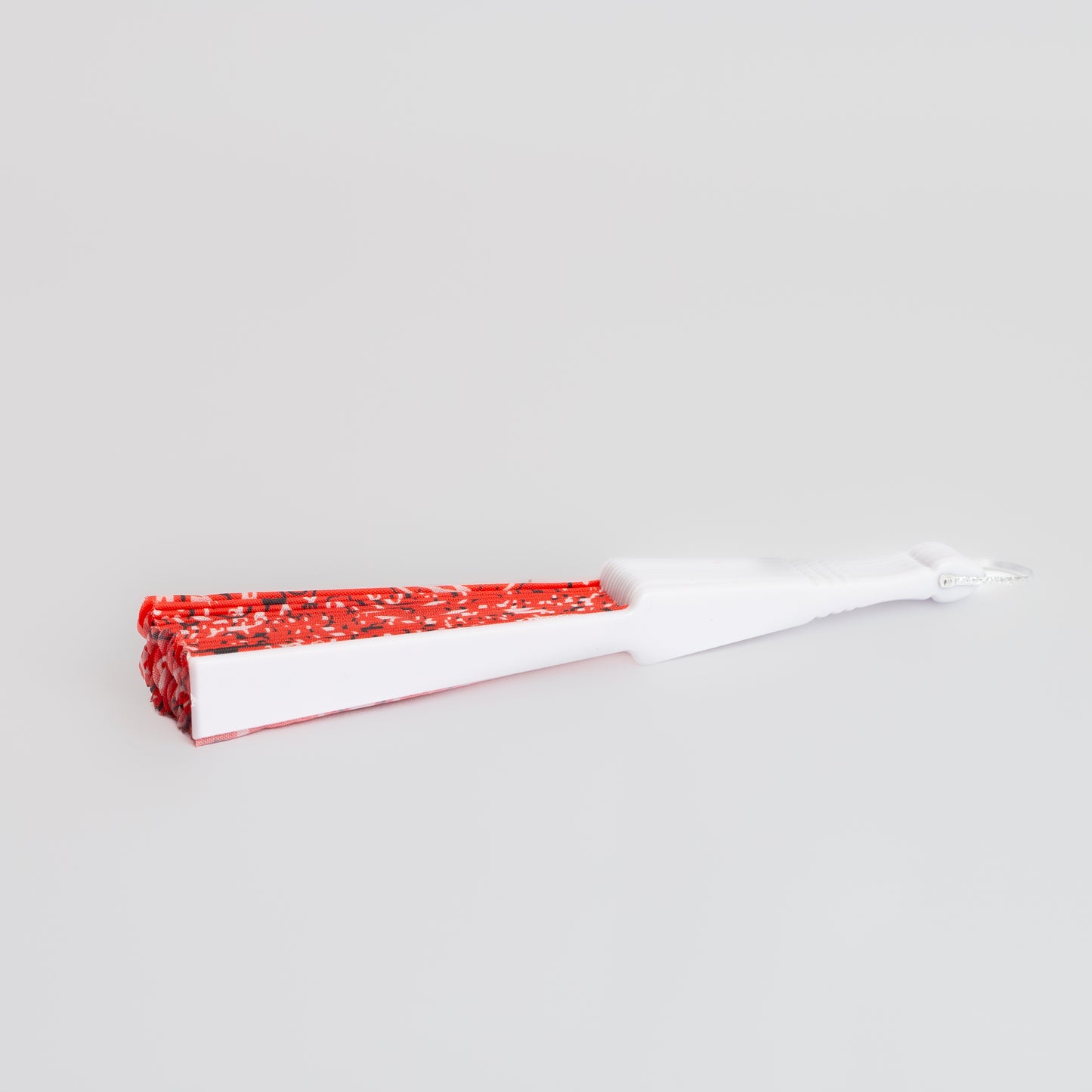 Evantai pliabil ușor, 23 cm, paisley - Roșu